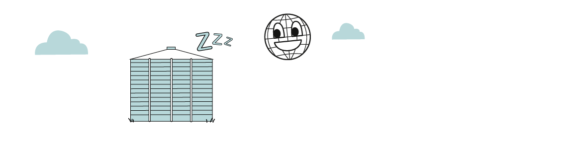 Symbolgrafik: Illustration zum Blogbeitrag Sanfter Schlaf im Silo