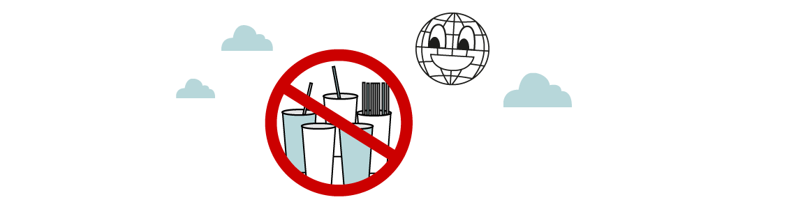Symbolgrafik: Illustration zum Blogbeitrag Nein zu Plastik