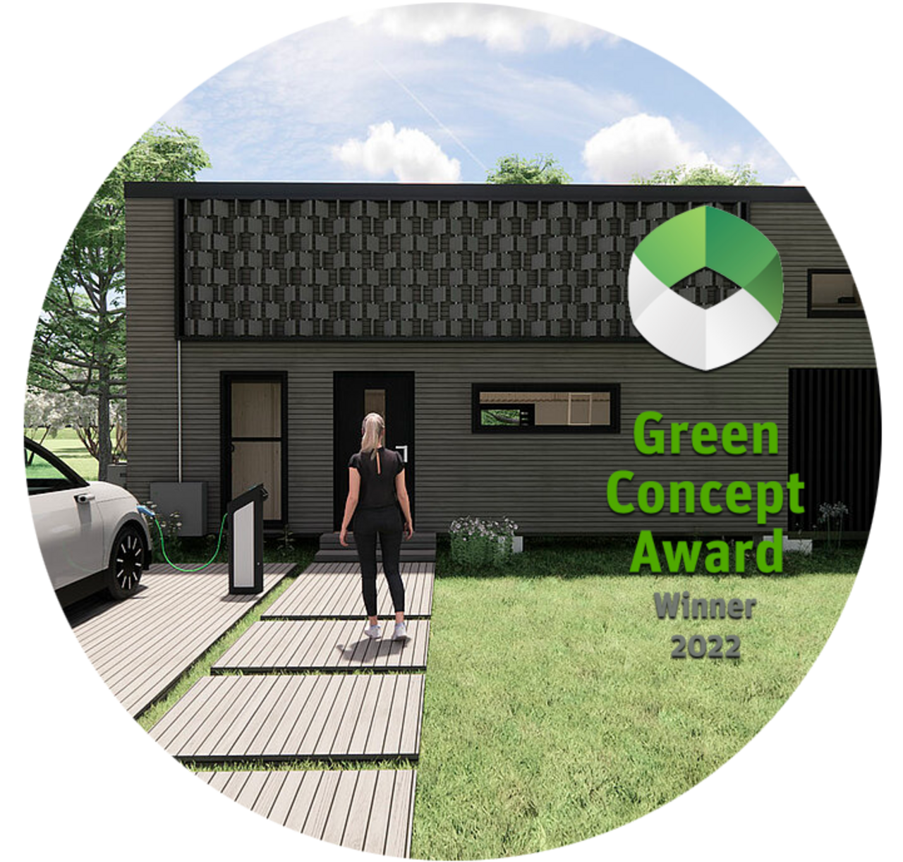 Green Concept Award Winner Sustainable Living Cuboid
